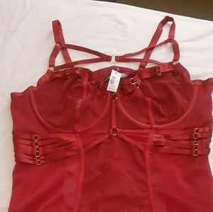 Torrid Caged Back Teddy Lingerie